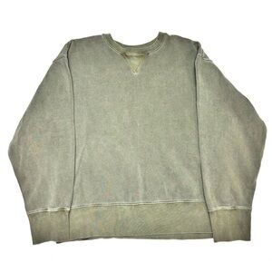 Mod-O-Doc Women’s Crew Neck Olive Green Sweetshirt Size 1 Excellent Condition